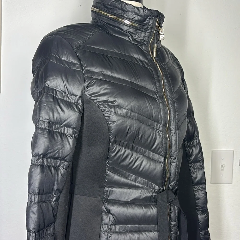 Michael Kors chevron quilted packable puffer  jacket size small